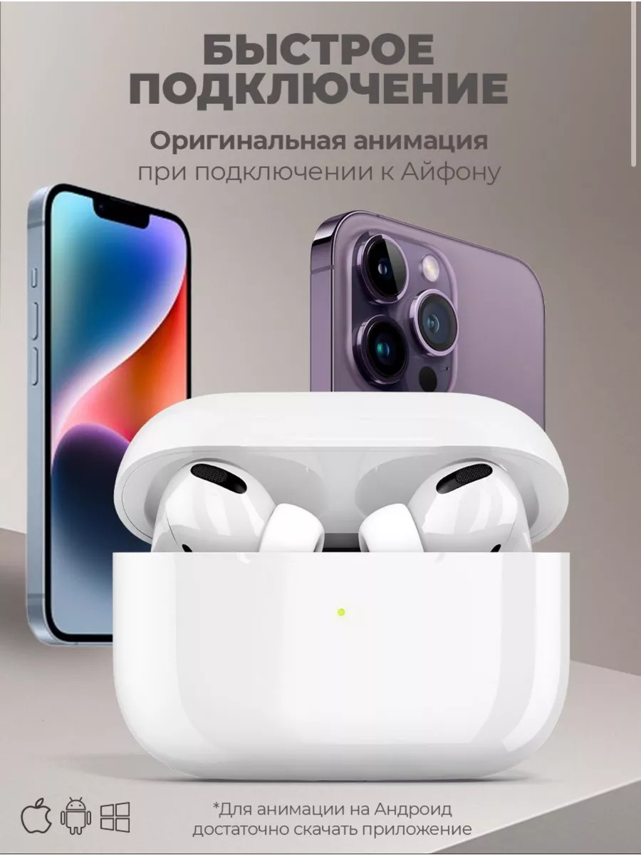 Наушники беспроводные APods Pro для i.Phone Android Case купить по цене  22,04 р. в интернет-магазине Wildberries в Беларуси | 190676724