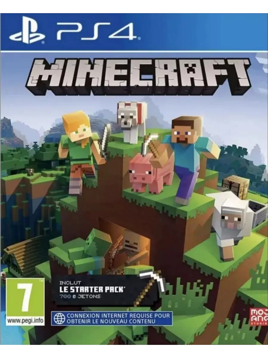 Игра Minecraft для Sony Playstation PS4 PS5 Майнкрафт купить по цене 1 983  ₽ в интернет-магазине Wildberries | 190953255