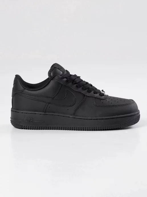 Air force one store black nike