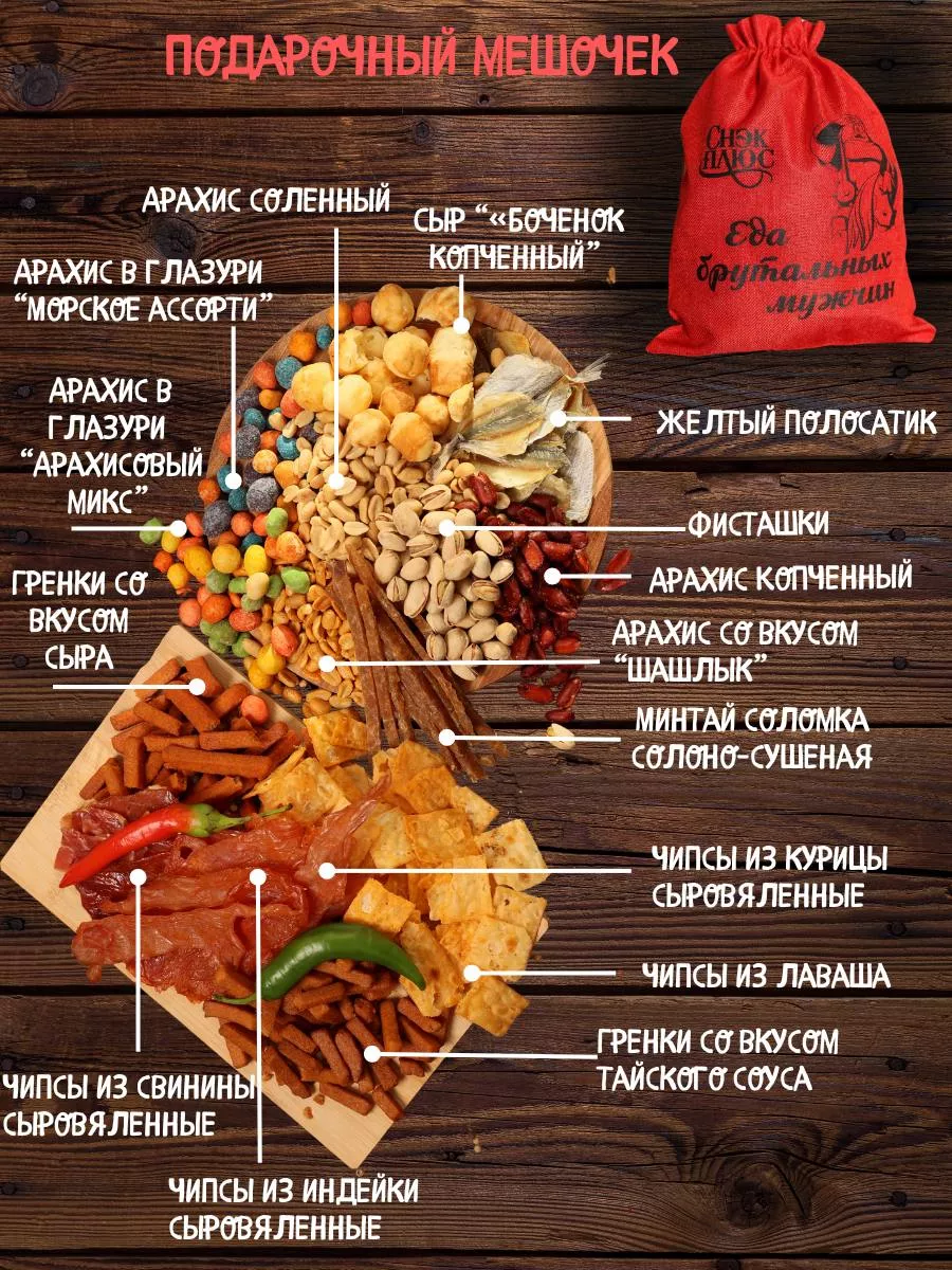 Подарочный набор к пиву 14 вкусов СНЭК ПЛЮС купить по цене 1 546 ₽ в  интернет-магазине Wildberries | 191033960