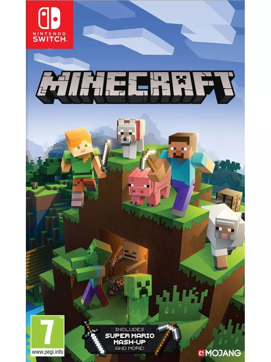 Игра Minecraft (русская версия) (Nintendo Switch) СитиВайб купить по цене 2  659 ₽ в интернет-магазине Wildberries | 191061978