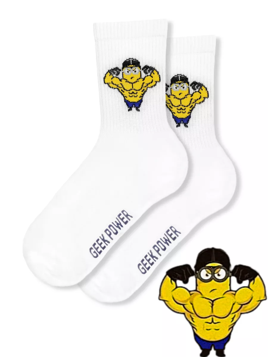 Носки миньон качок GEEK POWER SOCKS купить по цене 58 000 сум в  интернет-магазине Wildberries в Узбекистане | 191365846