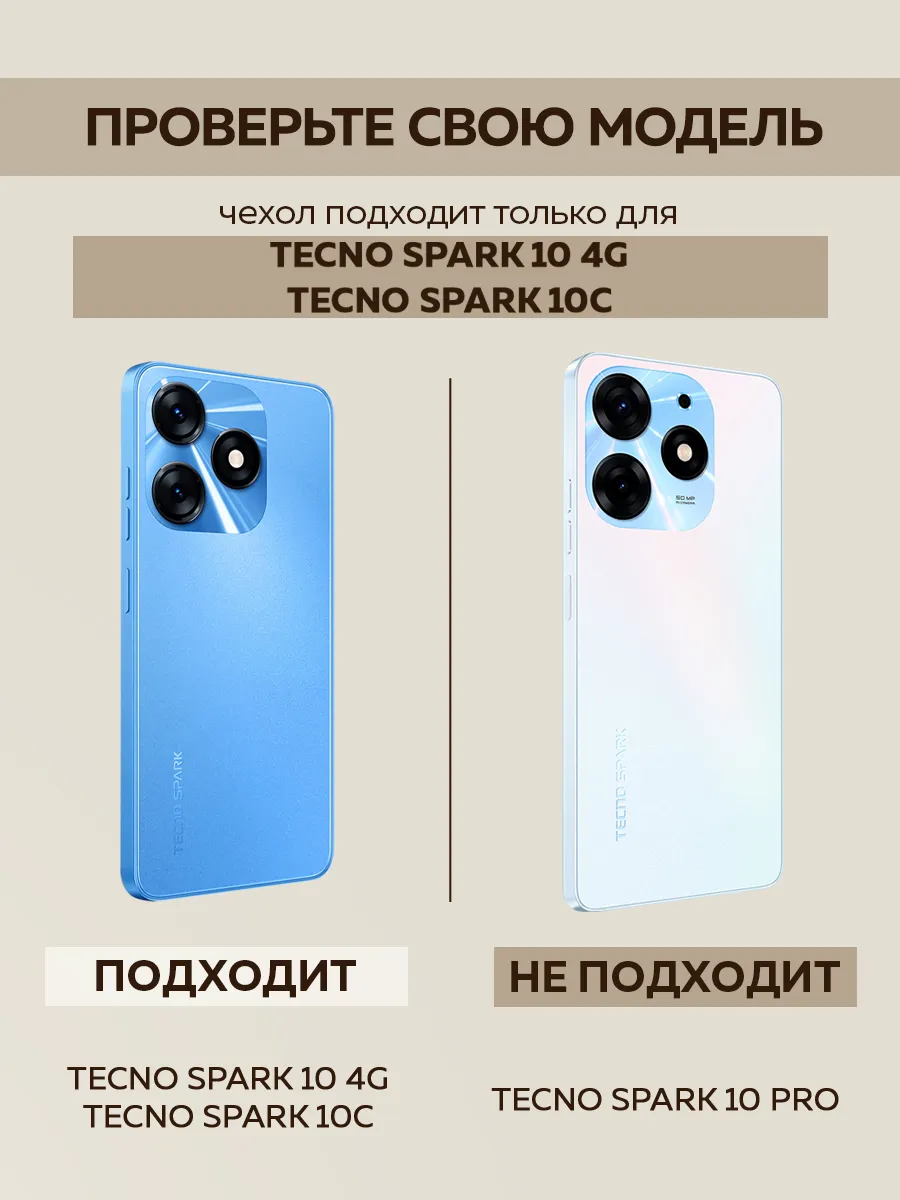 TECNO Чехол на Spark 10 4G 10C